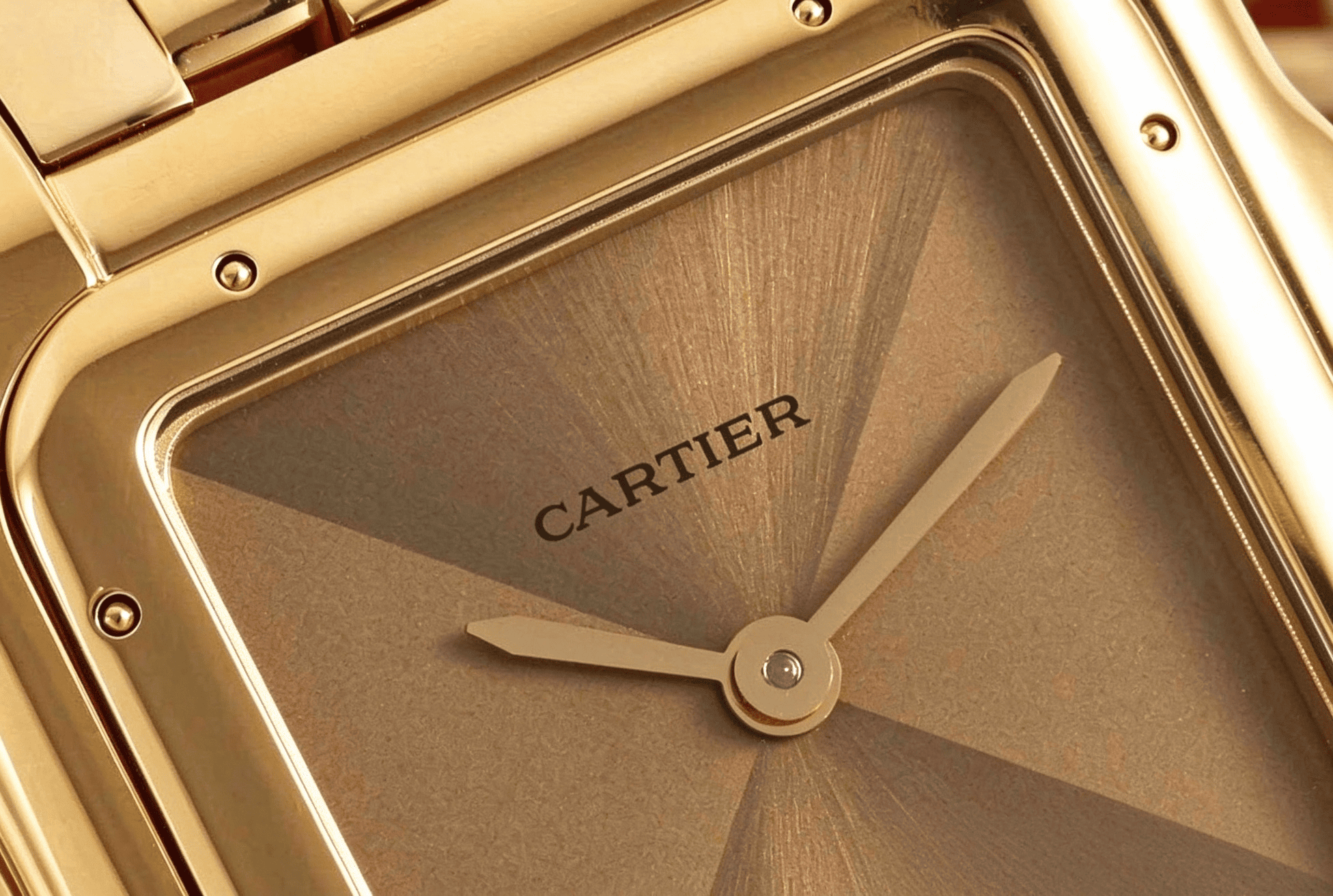 Alternative view of Panthere Secrete De Ladies 27mm Dia YG/YG Gold Brown Dial AF Quartz