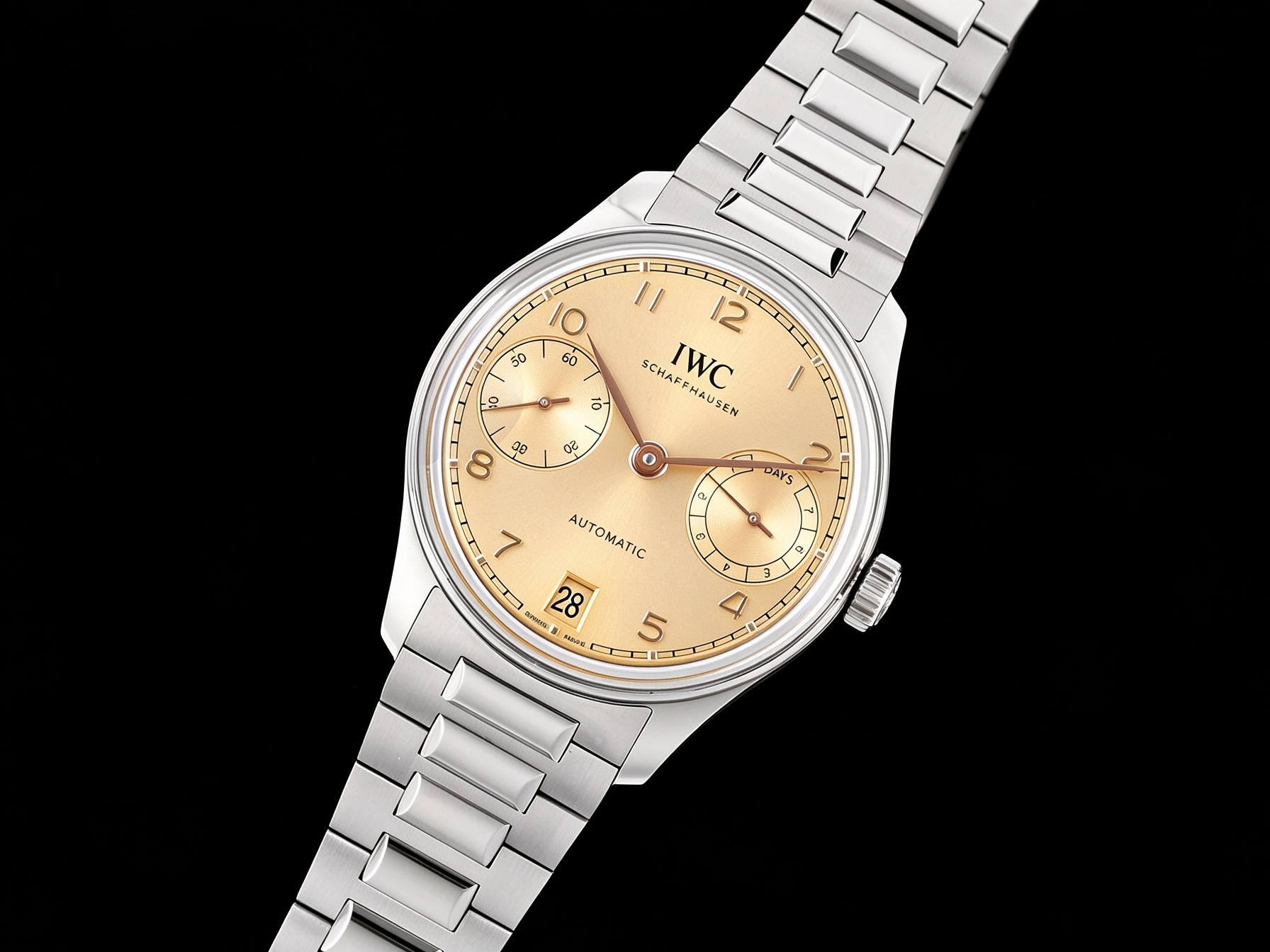 Portugieser 7 Days 2024 42mm RG SS/SS Gold Dial APS A52010