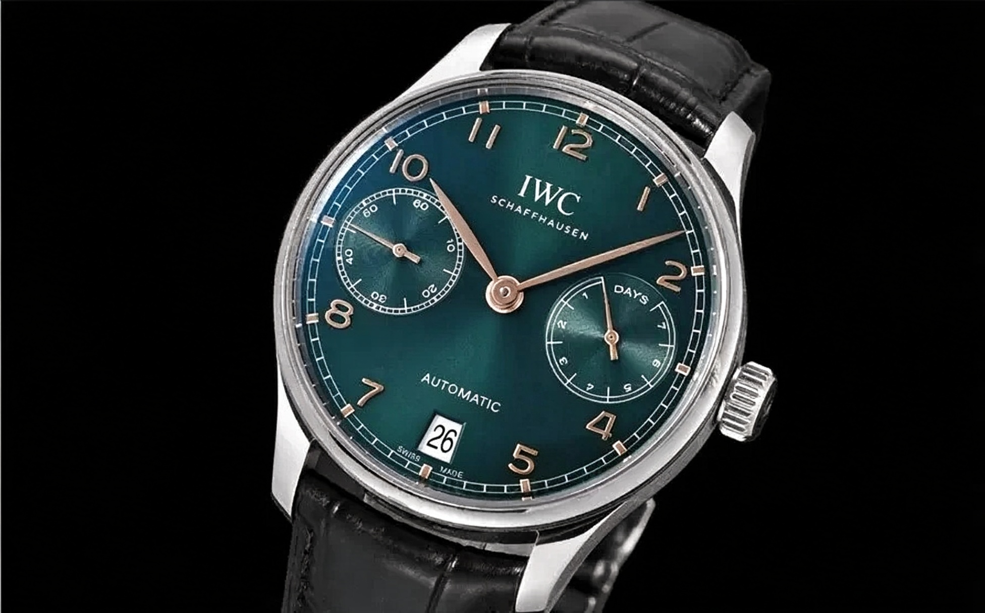 Portugieser 7 Days 42mm SS/LE Green Dial ZF V5 A52010