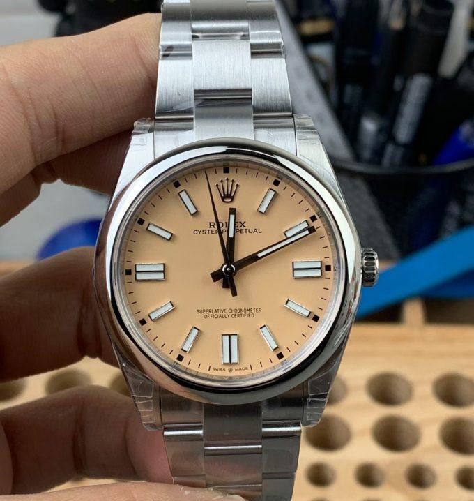 Oyster Perpetual 134300 41mm SS/SS Beige Dial VSF VS3230