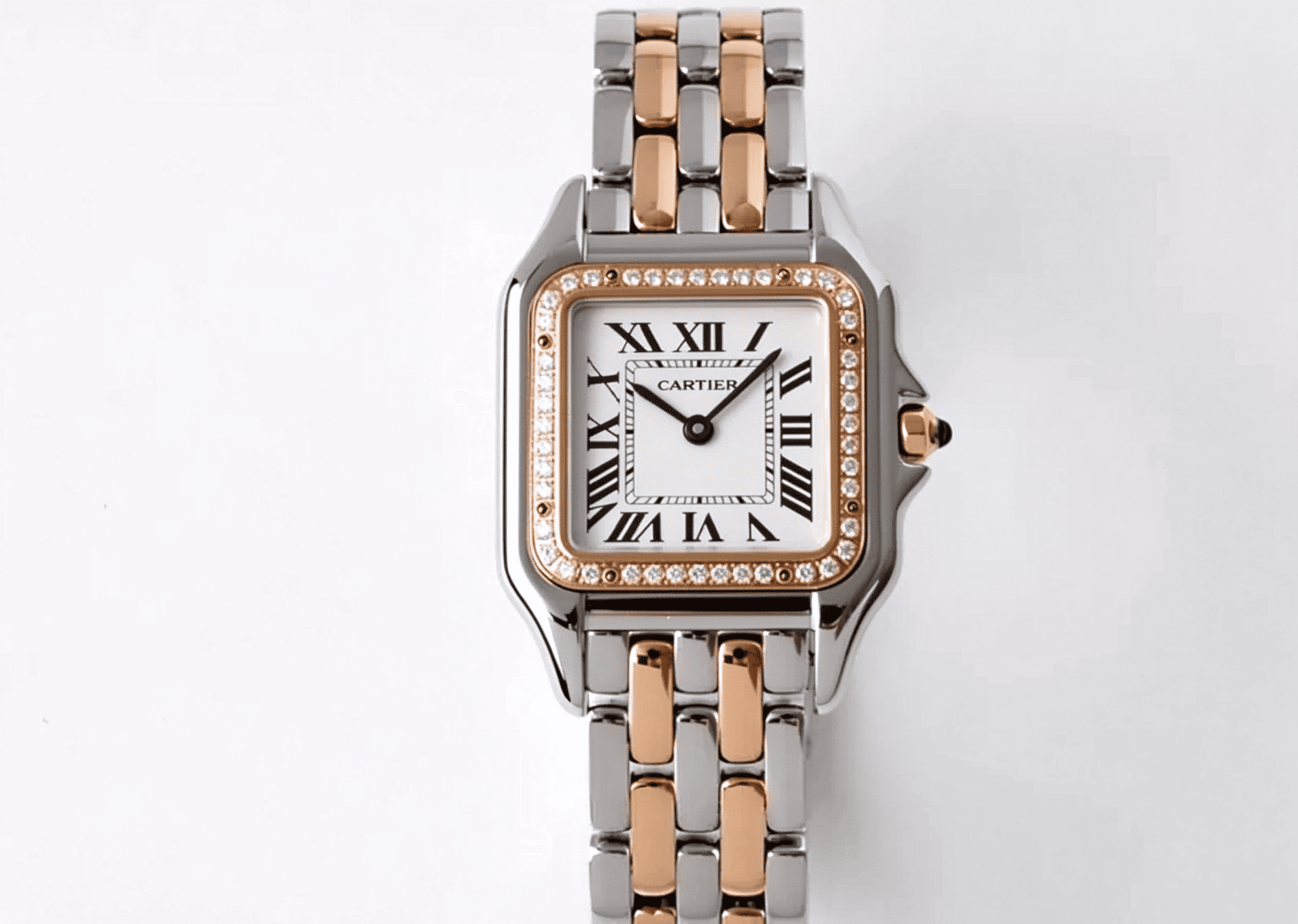 Panthere Secrete De Ladies 27mm Dia RG/SS White Dial BVF Quartz