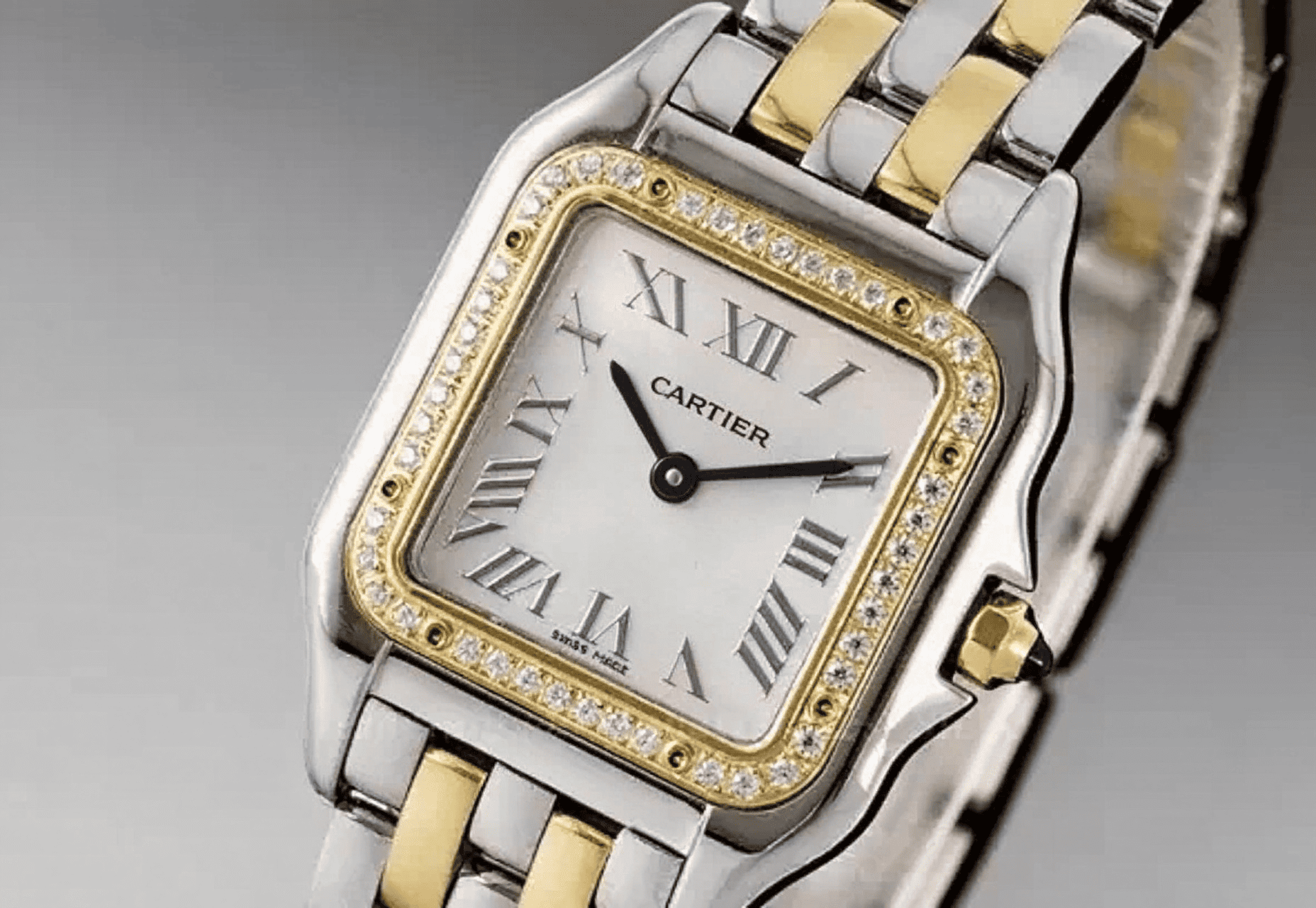 Panthere Secrete De Ladies 27mm Dia YG/SS Mop Dial AF Quartz