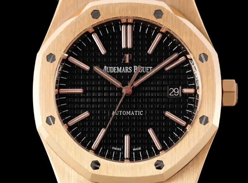Royal Oak 15400 RG/RG Black/Stk APSF SA3120 Super Clone - Image 2
