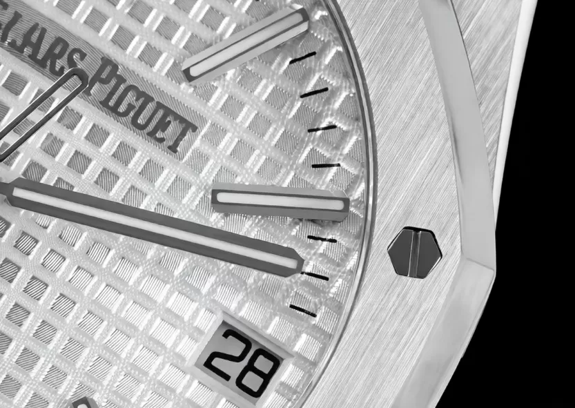 Royal Oak 15510 SS/SS White/Stk APSF A4302 Super Clone - Image 4