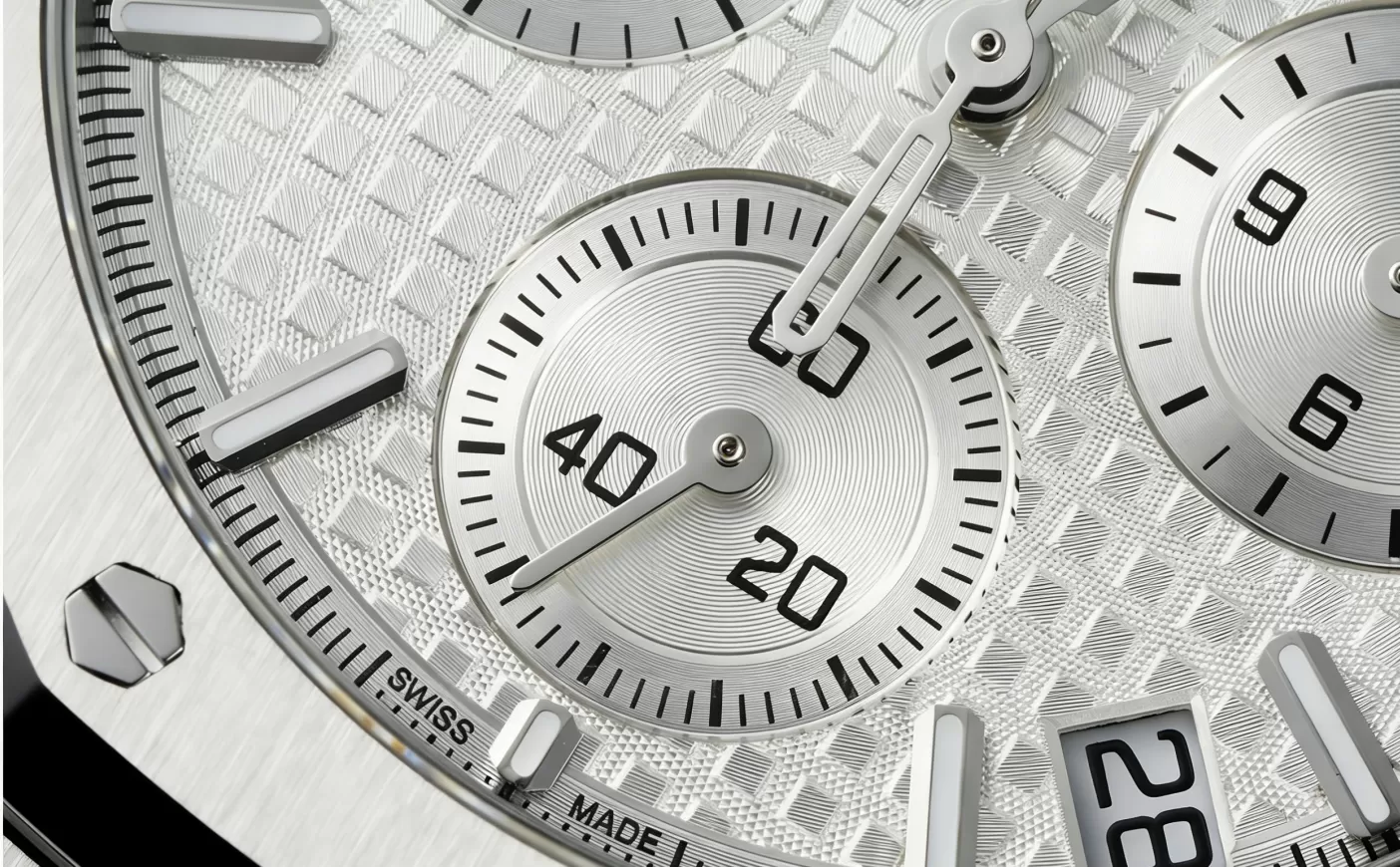 Royal Oak Chrono 26240ST 41mm SS/SS Silver Dial APS V2 SH4401 Super Clone - Image 4