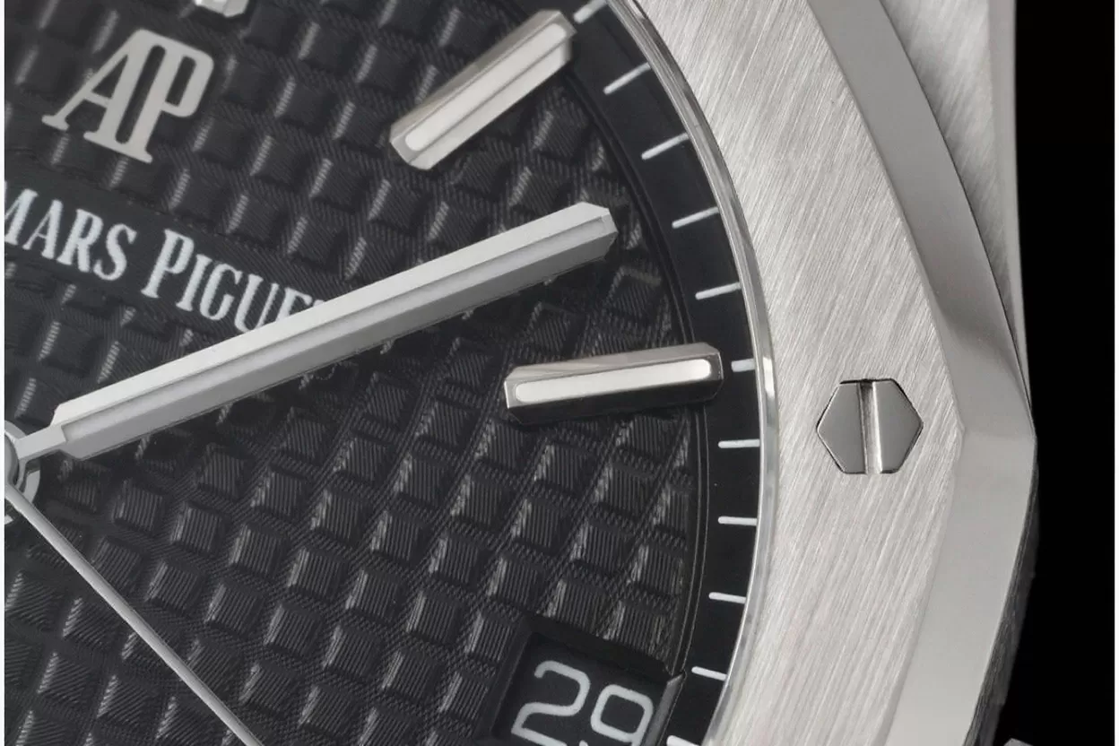 Royal Oak 41mm 15500 SS/SS Black/Stk ZF V3 A4302 Super Clone - Image 4