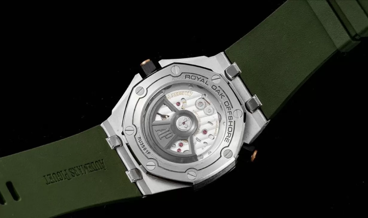 Royal Oak Offshore Diver 15720 42mm SS/RU Green/Stk ZF A4308 - Image 7