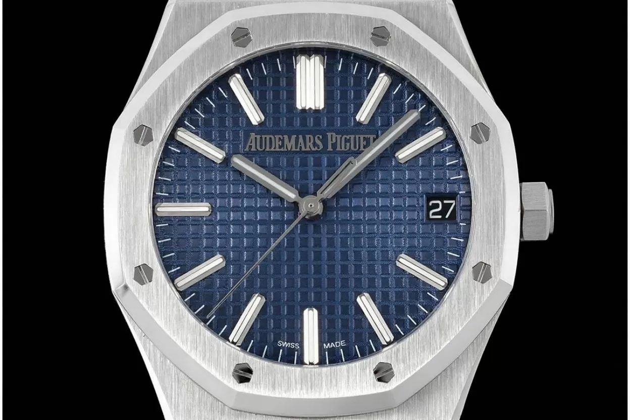 Royal Oak 50th Anniverary 41mm 15510 SS/SS Blue/Stk ZF A4302 - Image 2