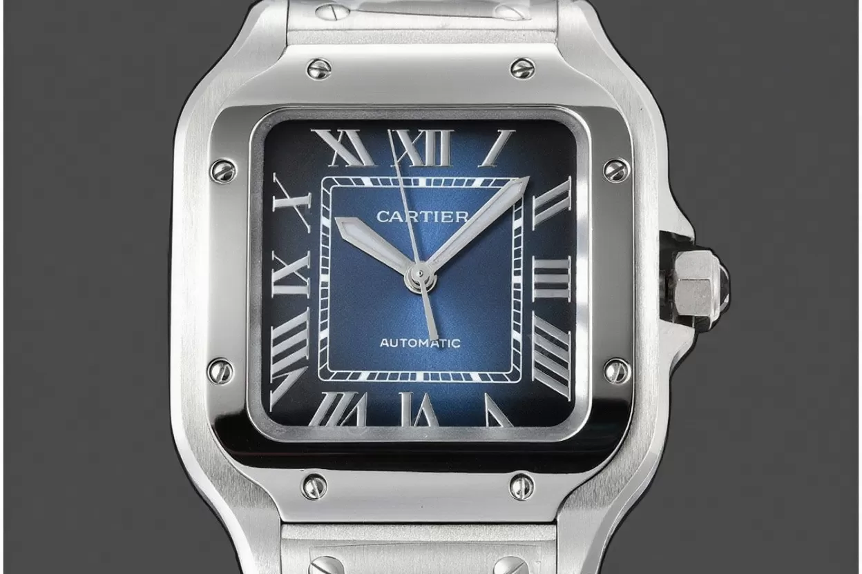 Santos De Cartier 35mm SS/SS Blue Dial BVF MY9039 - Image 2
