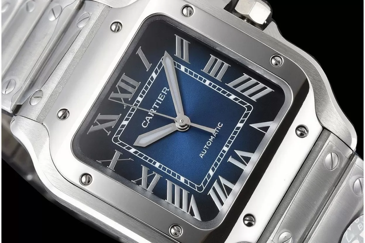 Santos De Cartier 35mm SS/SS Blue Dial BVF MY9039 - Image 3
