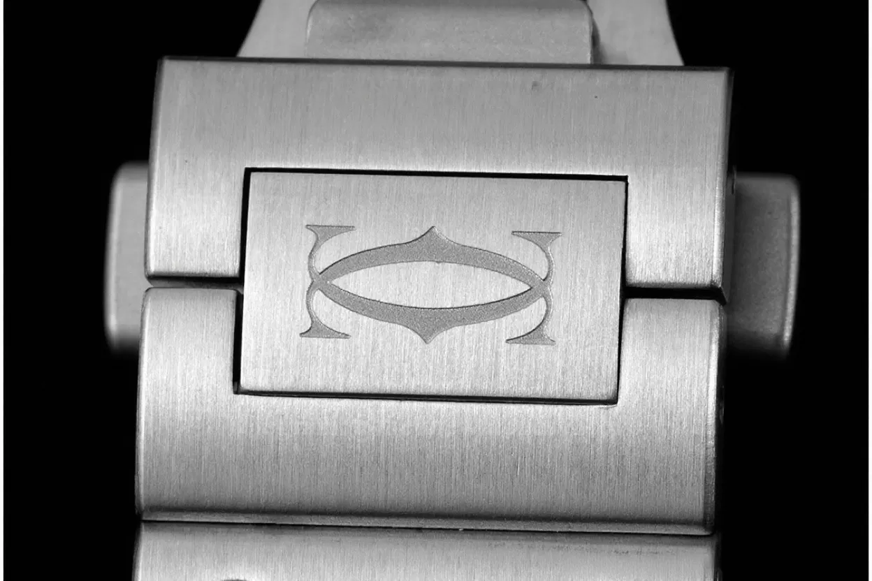 Santos De Cartier 35mm YG/SS Wht BVF MY9039 - Image 20