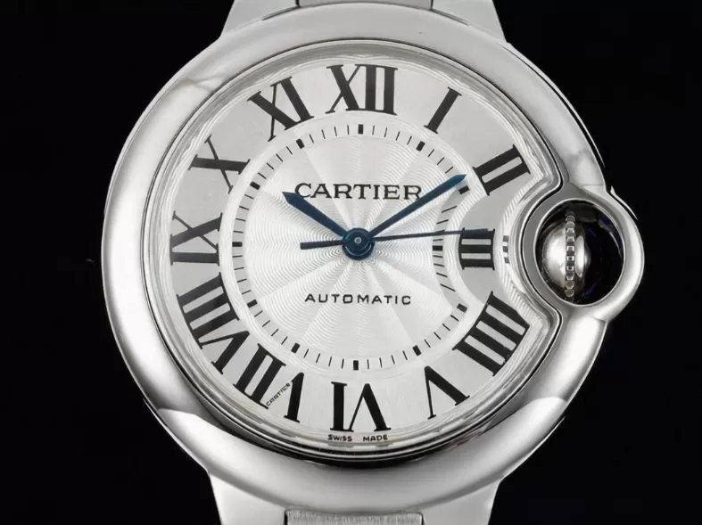 Ballon Bleu De Cartier Unisex 36mm SS/SS White Dial V6F A076 - Image 2