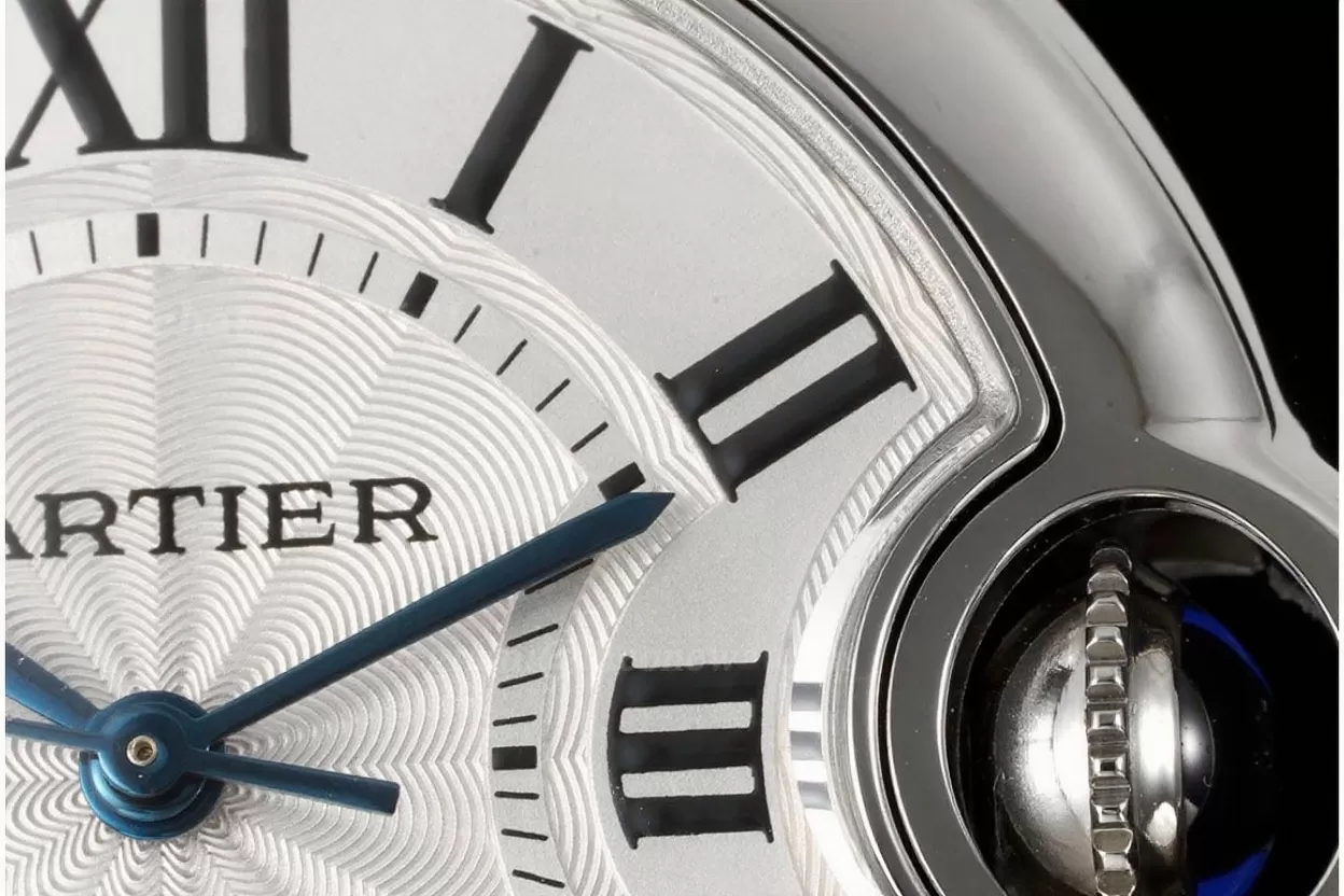 Ballon Bleu De Cartier Unisex 36mm SS/SS White Dial V6F A076 - Image 4