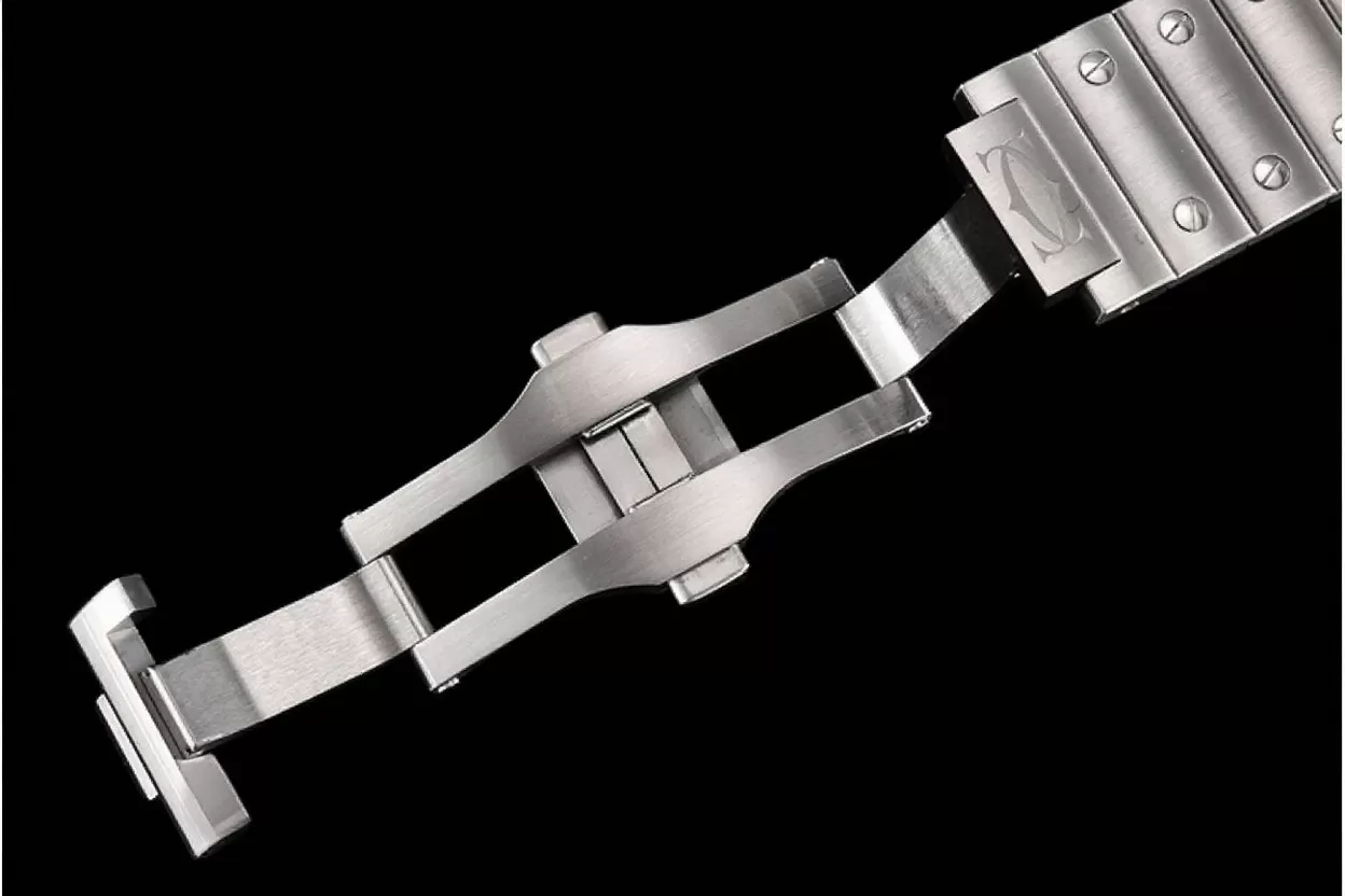 Santos De Cartier Mens XL SS/SS White 3KF MY9015 - Image 18