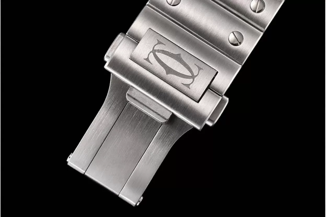 Cartier - Santos De Cartier 40mm Mens XL SS/SS Blue 3KF MY9015 - Image 19