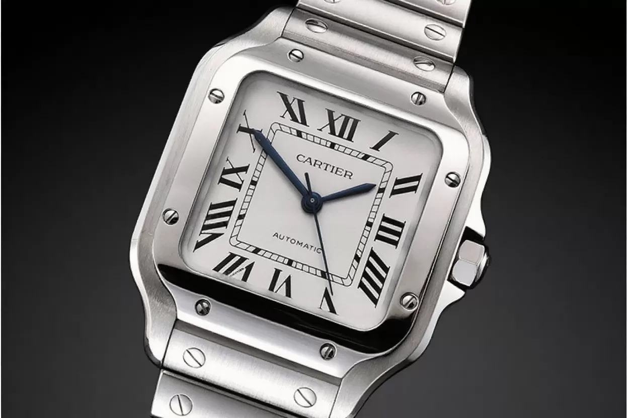 Cartier - Santos De Cartier 35mm Mens SS/SS White 3KF MY9015 - Image 8