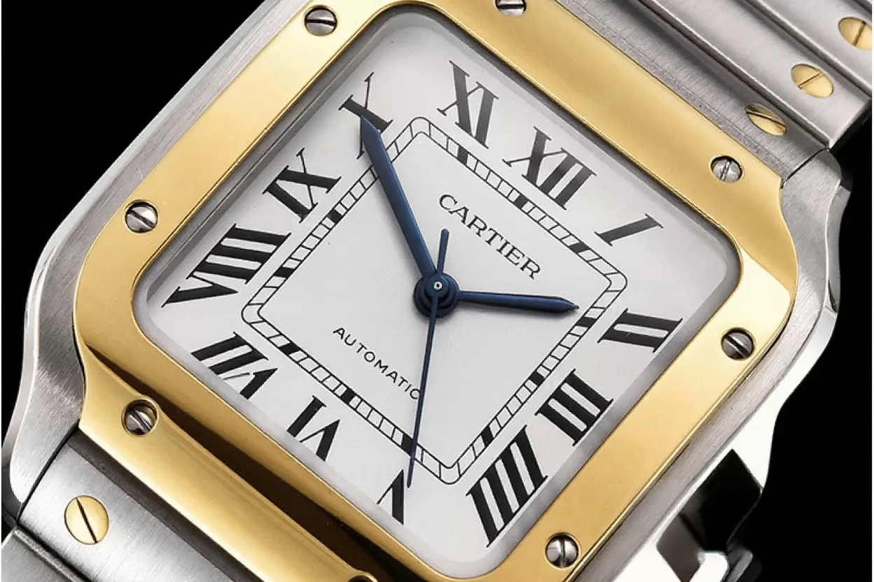 Cartier - Santos De Cartier 35mm Mens YG/SS White 3KF MY9015 - Image 10