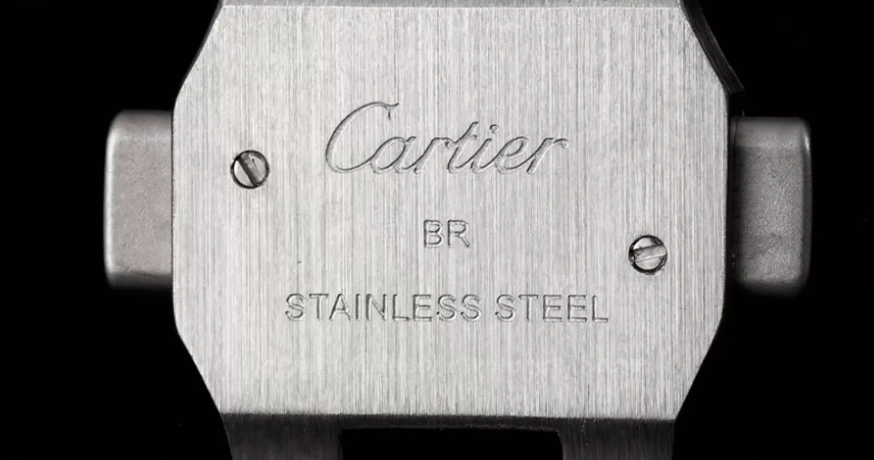 Santos De Cartier Mens XL 40mm SS/SS Gray BVF 9019 - Image 17