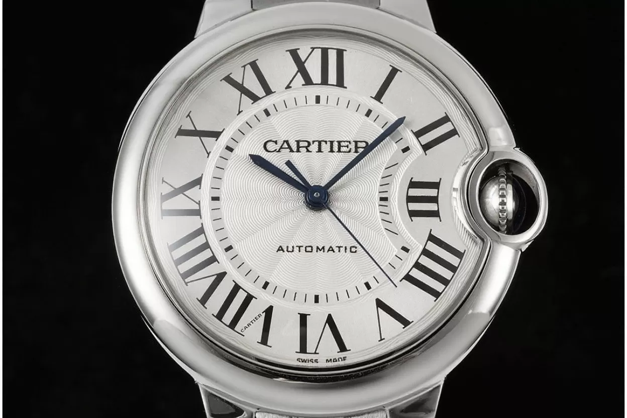 Cartier Balon Bleu De Cartier SS/SS White/Stk 36mm 3KF A076 - Image 2