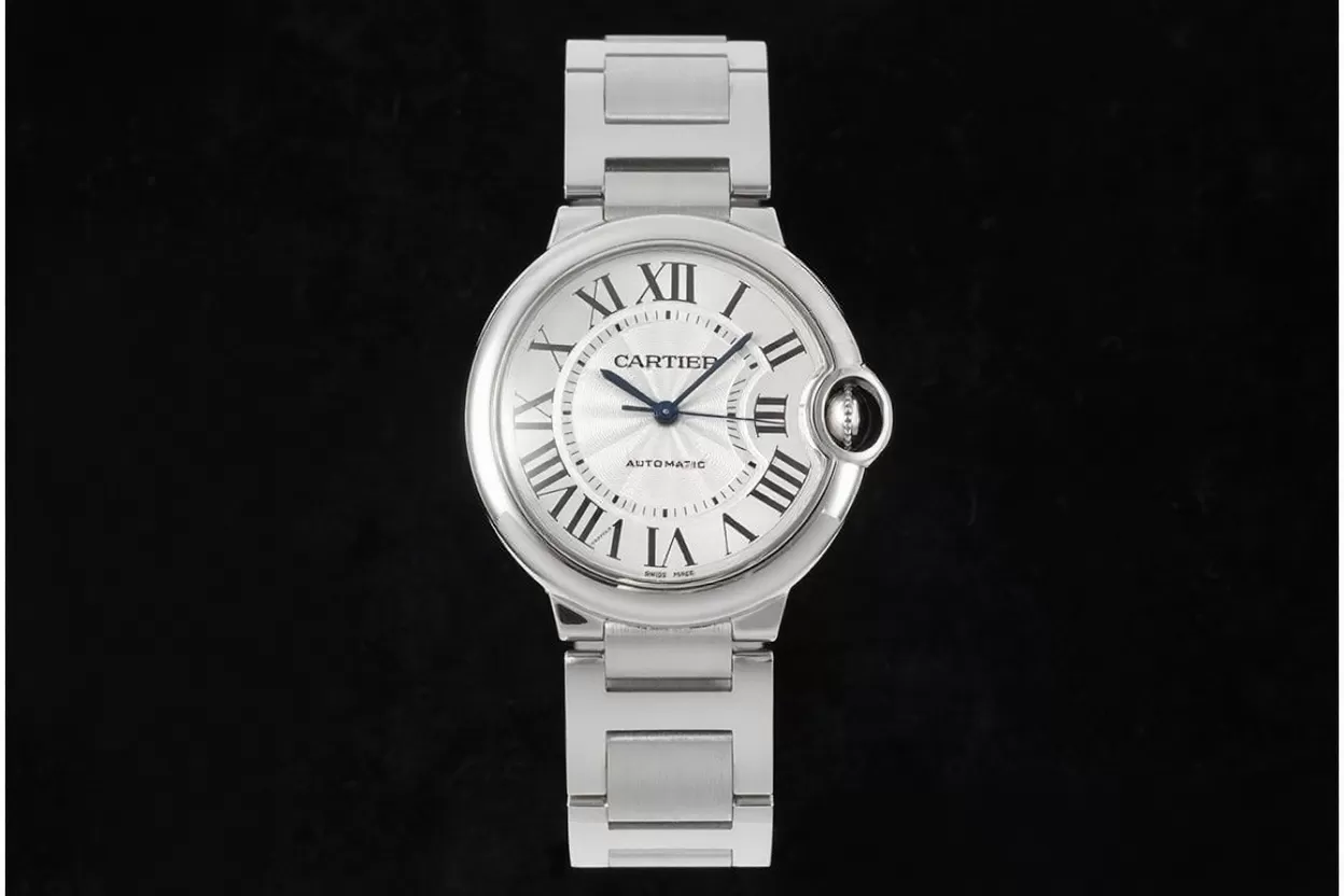 Cartier Balon Bleu De Cartier SS/SS White/Stk 36mm 3KF A076 - Image 3