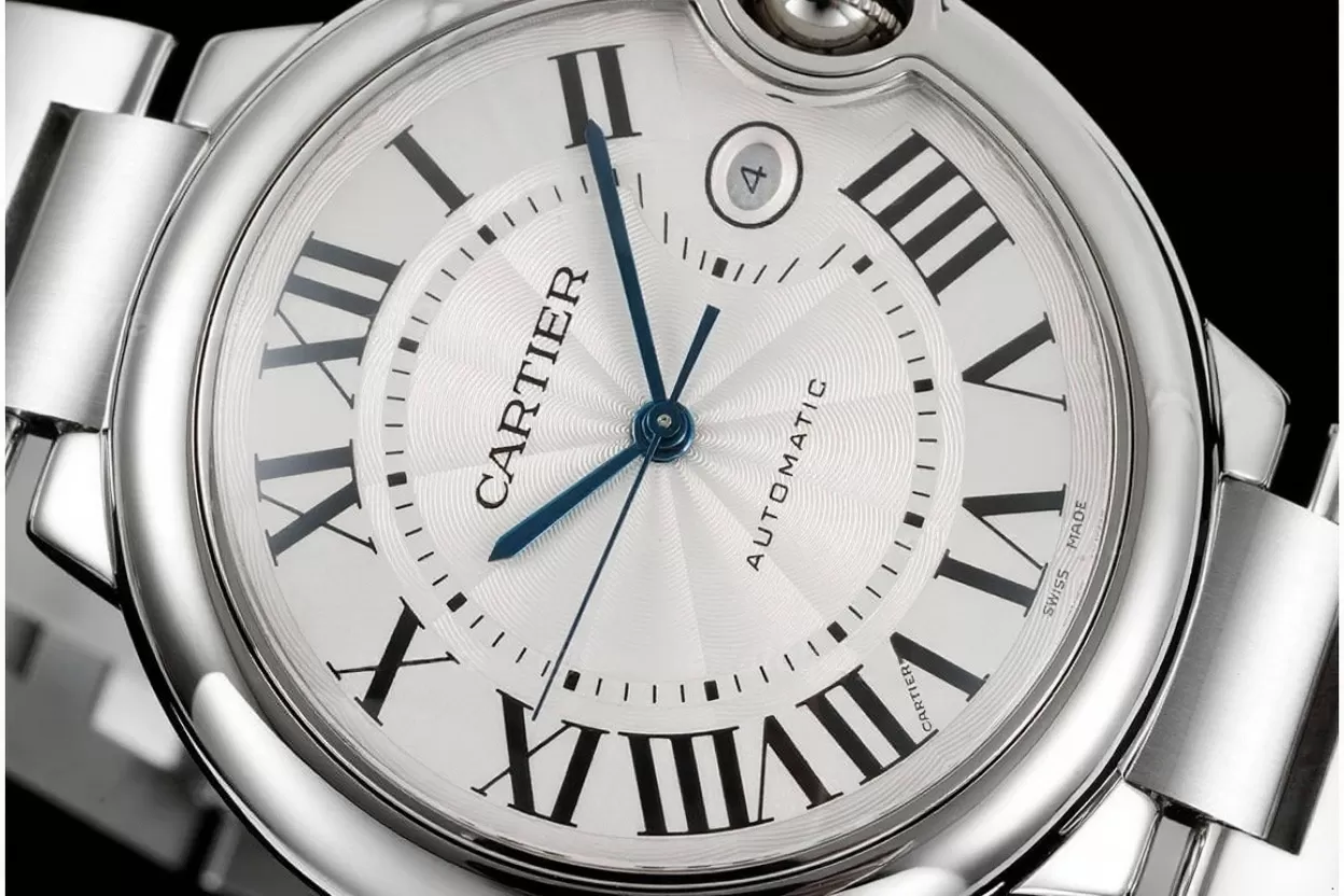 Ballon Bleu De Cartier 42mm White Textured Dial SS/SS V6F V8 A2824 - Image 2