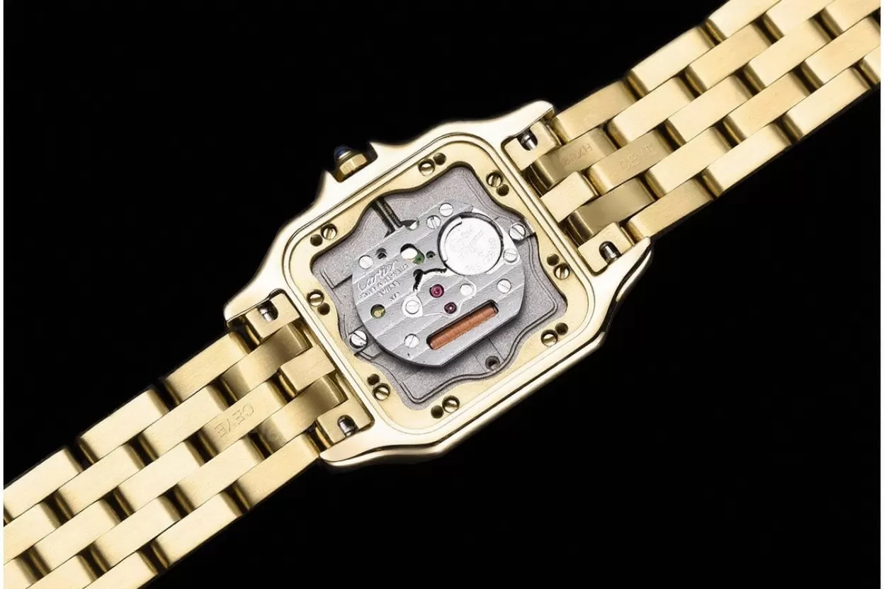 Panthere Secrete De Ladies 27mm YG/YG White Dial 8848F Swiss Qtz - Image 8