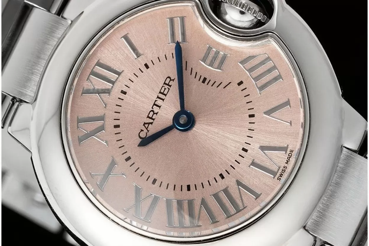 Ballon Bleu De Cartier 28mm SS/SS Pink Dial AF Quartz - Image 2