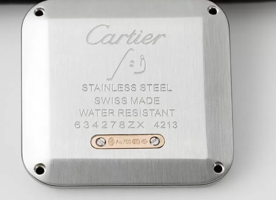 Santos Dumont Blue SS/LE Silver Dial AF Quartz - Image 10