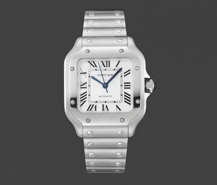 Santos De Cartier 35mm SS/SS White Dial AF MY9015 - Image 4