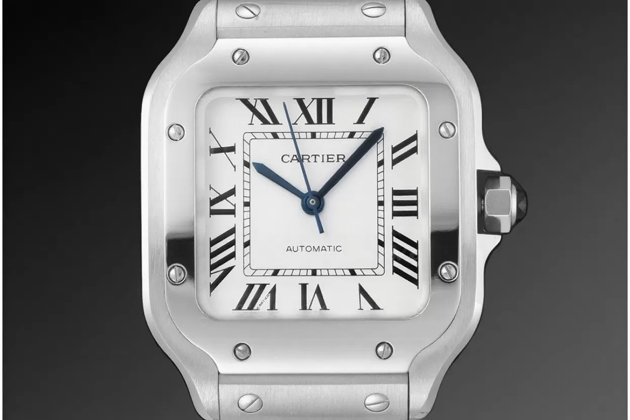 Santos De Cartier 35mm SS/SS White Dial AF MY9015 - Image 2