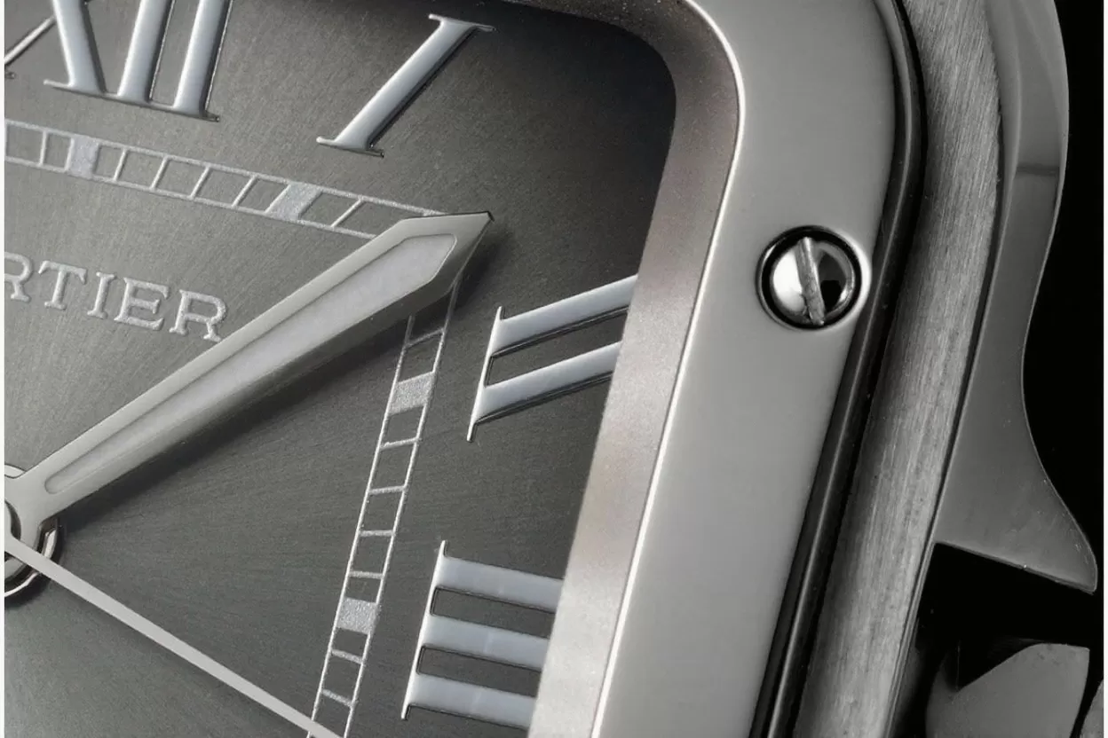 Santos De Cartier 35mm SS/SS Grey Dial AF MY9015 - Image 5