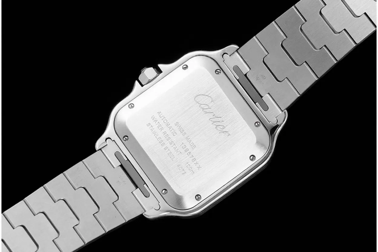 Santos De Cartier 40mm Mens XL YG/SS Grey Dial BVF MY9019 - Image 8