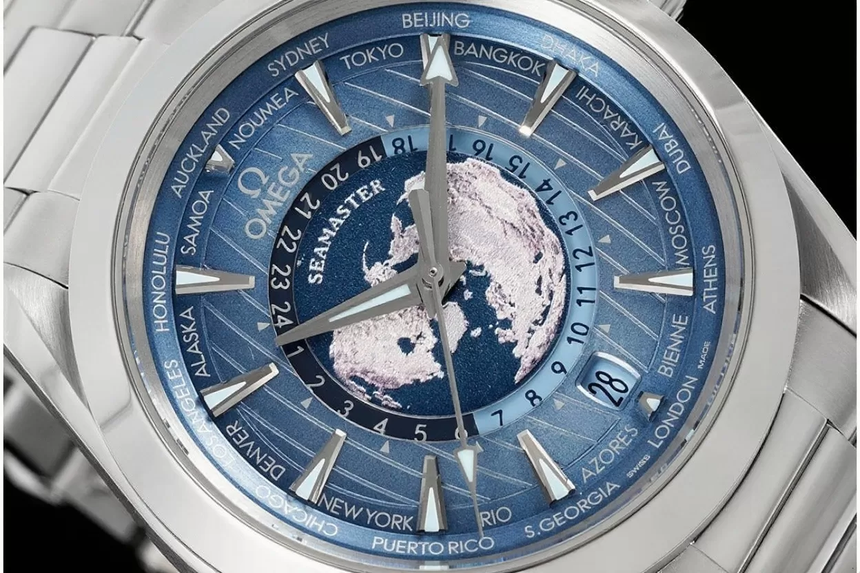 Aqua Terra 150M Worldtimer 43mm SS/SS Blue Dial VSF A8938 - Image 4