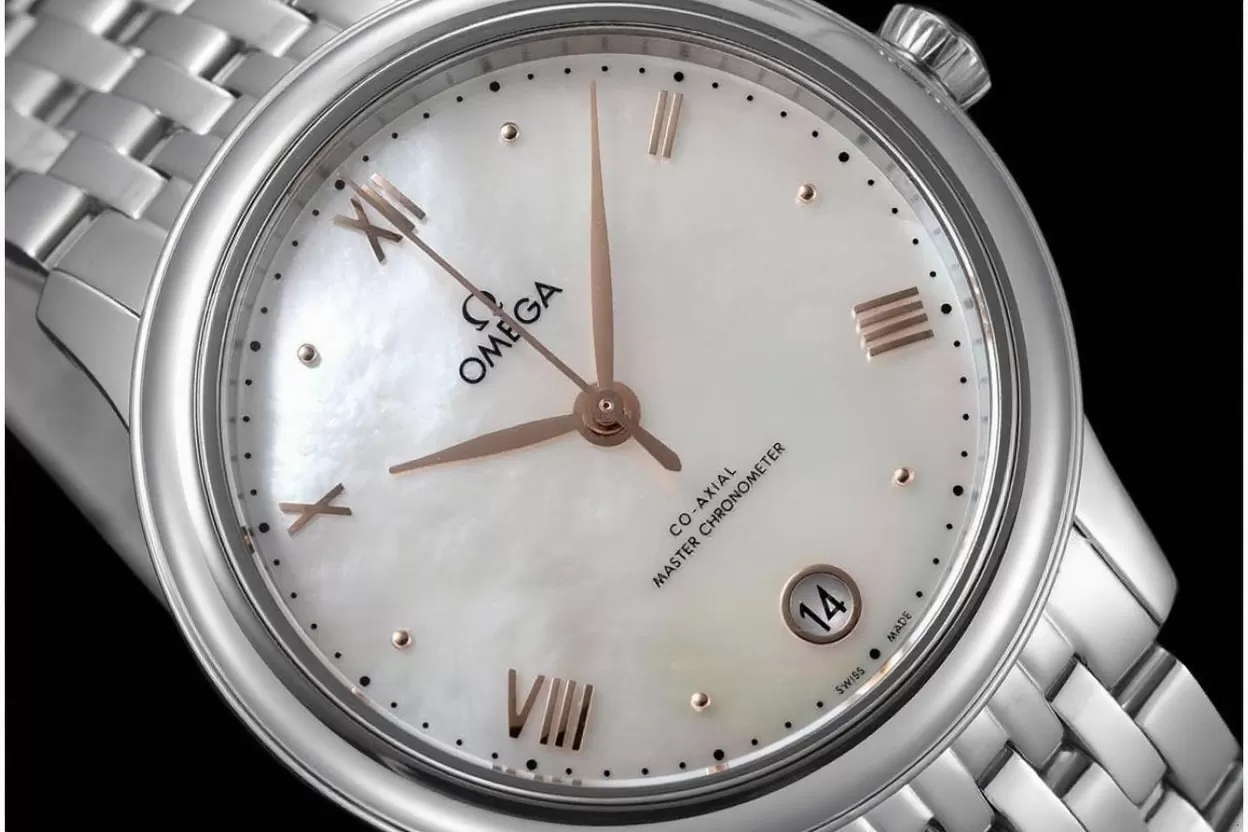 De Ville Prestige Ladies 34mm SS/SS White Mop Dial VSF A8800 - Image 4