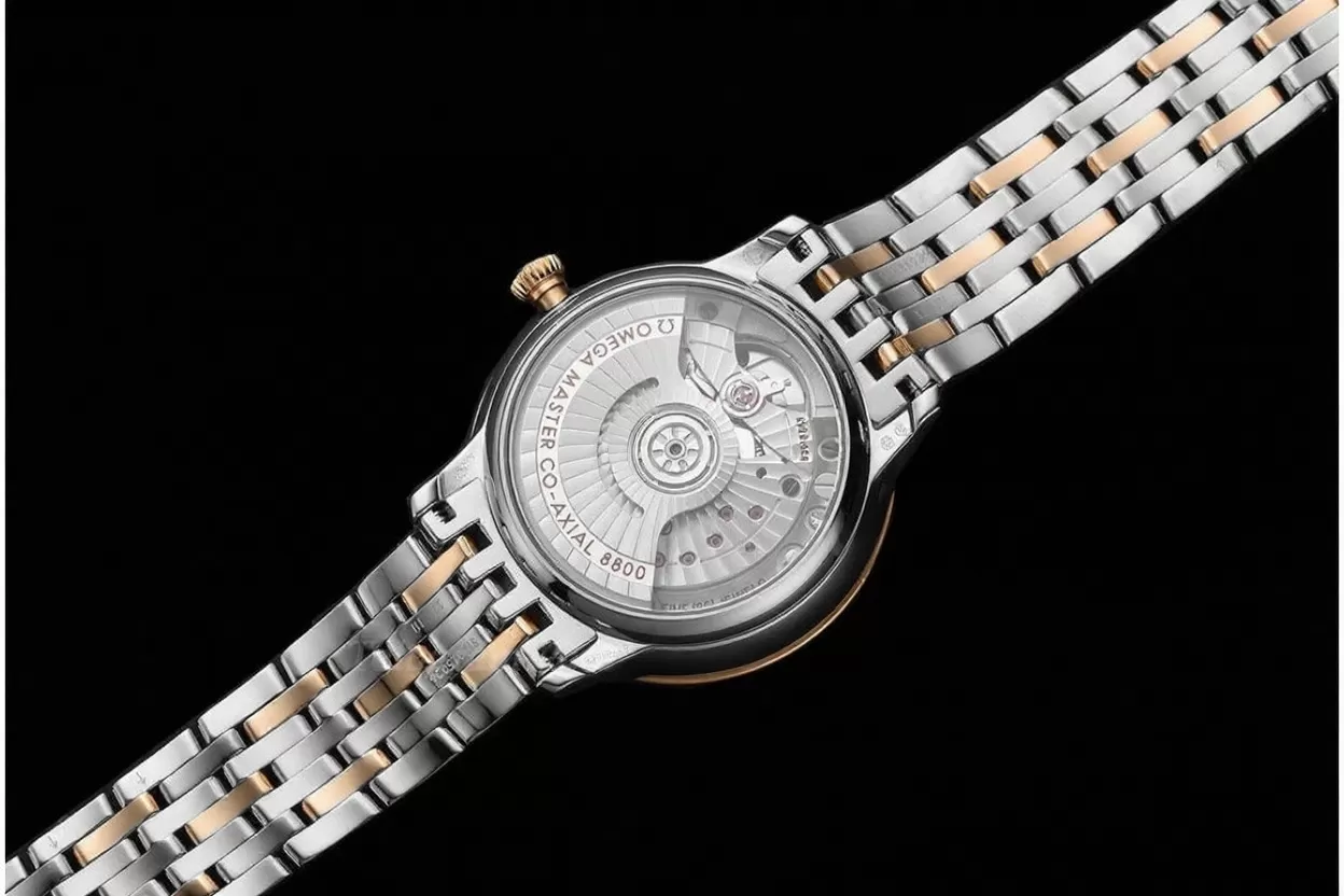 De Ville Prestige Ladies 34mm SS/RG Blue Dial VSF A8800 - Image 6