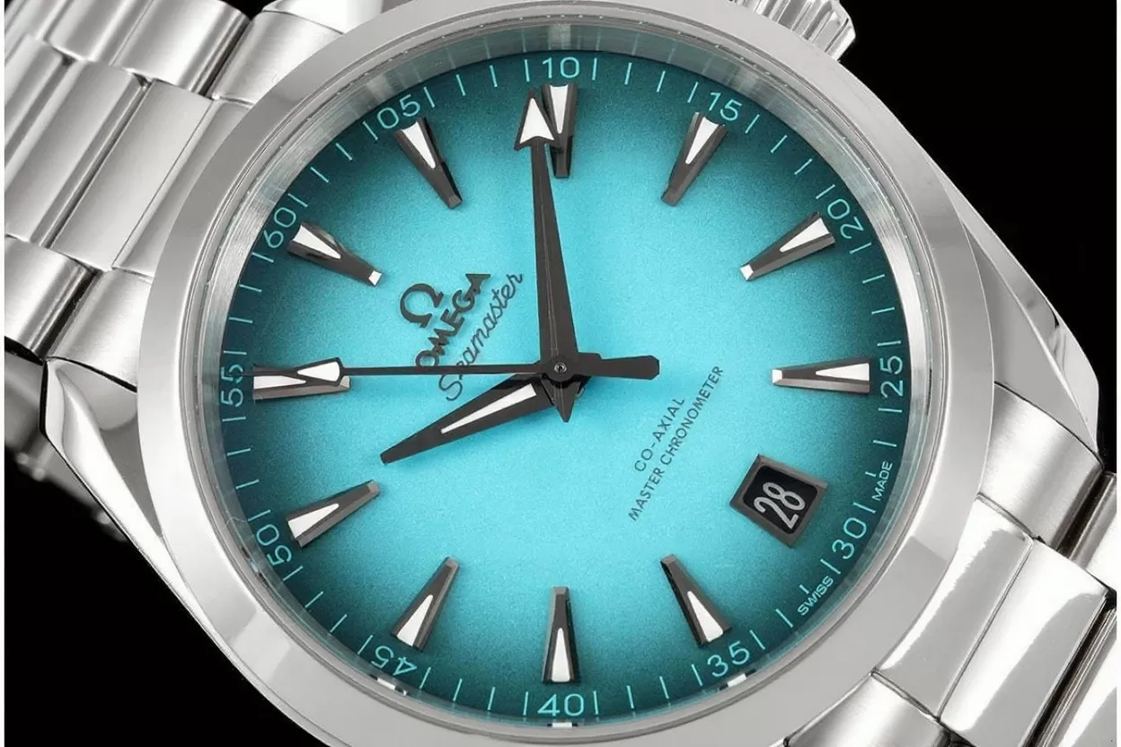 Aqua Terra 41mm SS/SS Turquoise Blue Dial VSF A8900 - Image 4