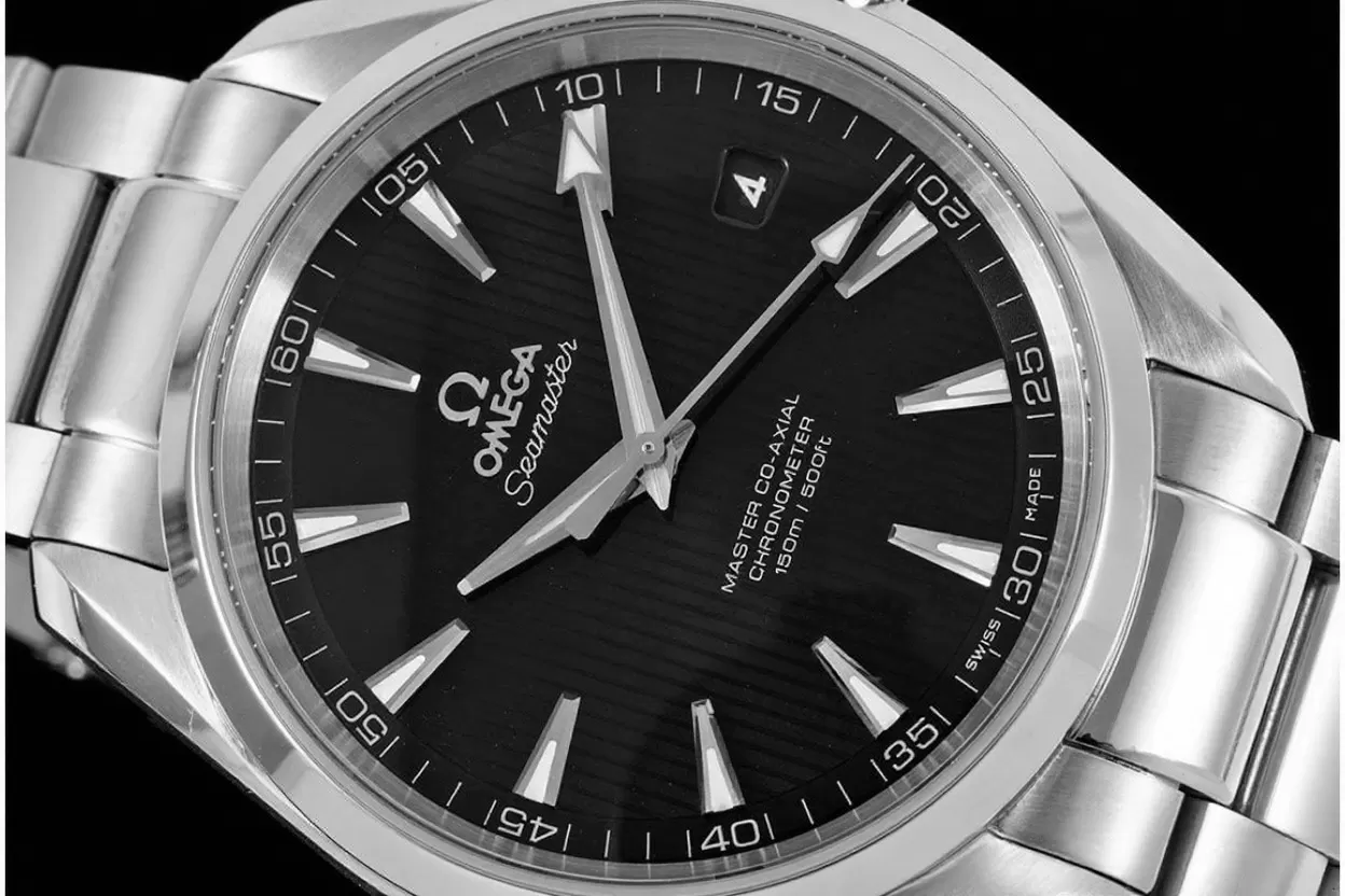 Aqua Terra 150m 41mm SS/SS Black Dial VSF A8500 - Image 4