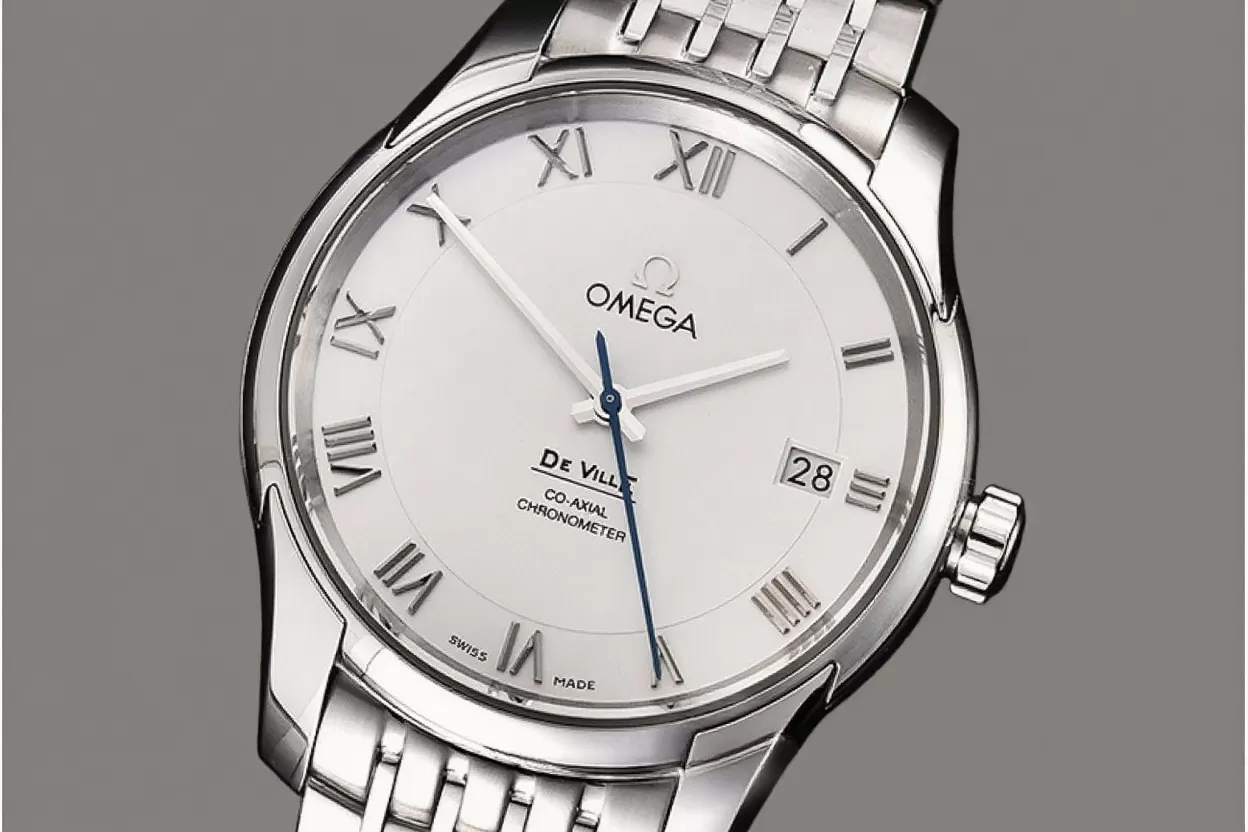 Omega - De Ville Men's Co-Axial SS/SS Wht/Roman VSF A8500 - Image 7