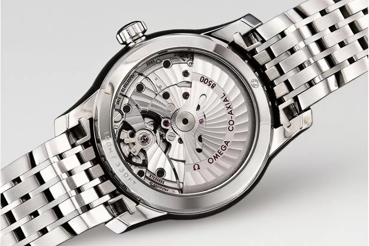 Omega - De Ville Men's Co-Axial SS/SS Wht/Roman VSF A8500 - Image 12
