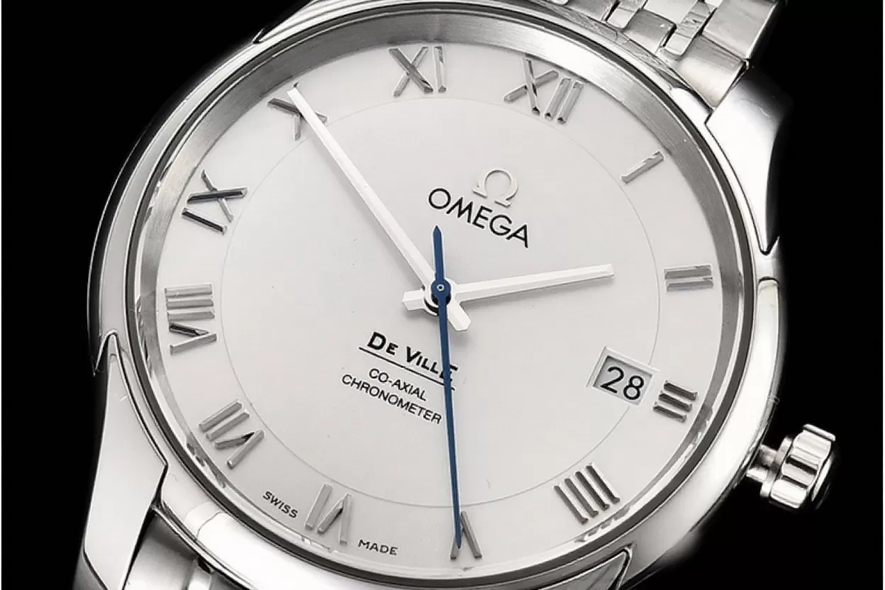 Omega - De Ville Men's Co-Axial SS/SS Wht/Roman VSF A8500 - Image 14
