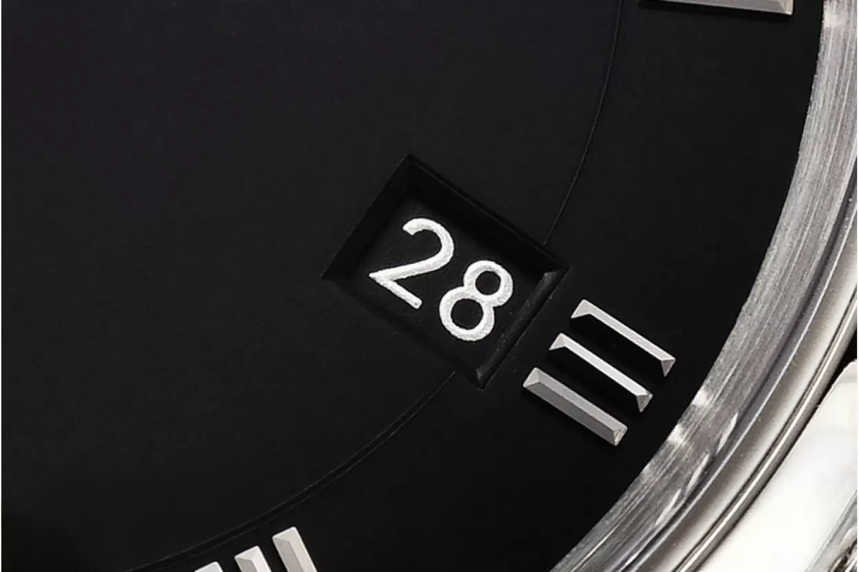 Omega - De Ville Mens Co-Axial 41mm SS/SS Black/Roman VSF A8500 - Image 2
