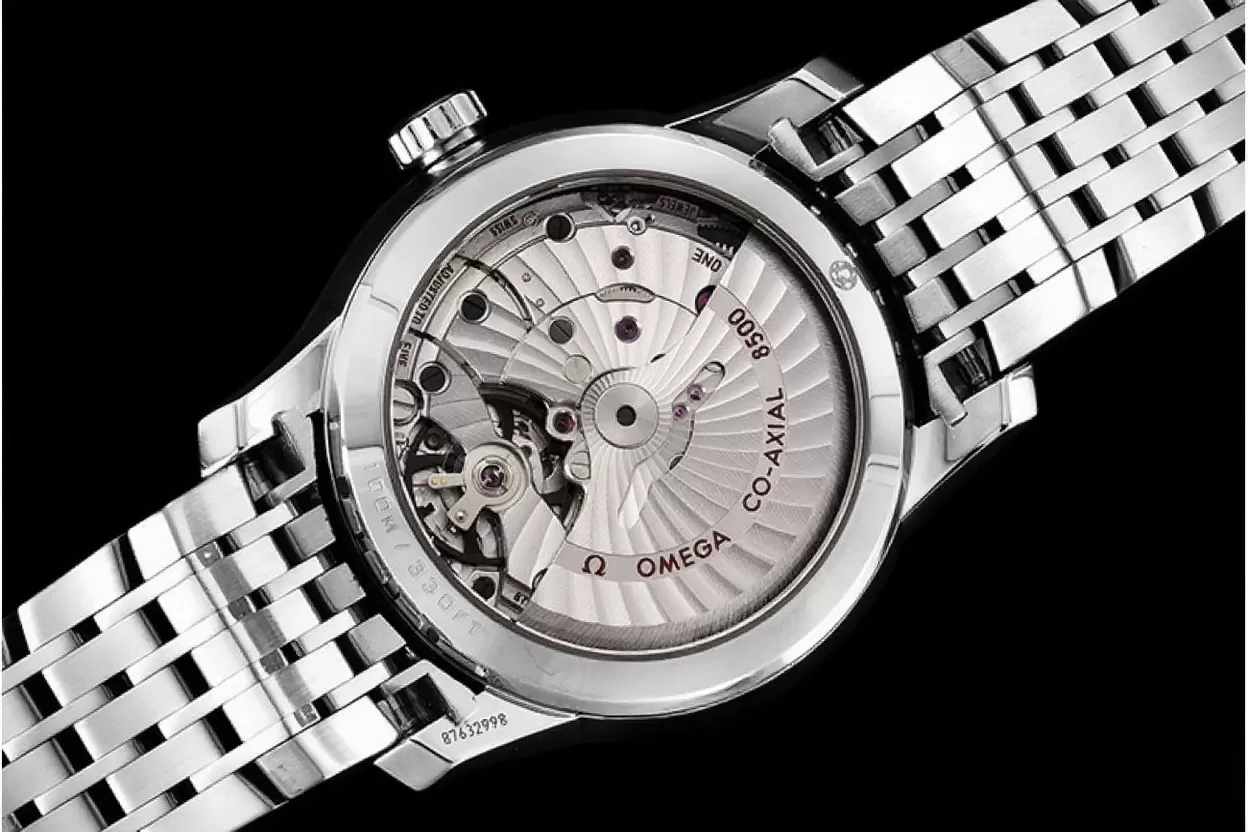 Omega - De Ville Mens Co-Axial 41mm SS/SS Black/Roman VSF A8500 - Image 5