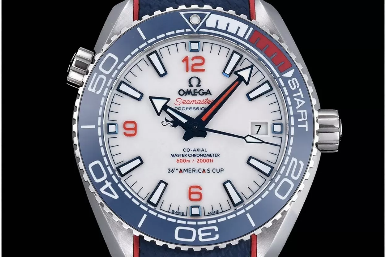 Planet Ocean 43.5mm America's Cup SS/RU White VSF A8900 - Image 3