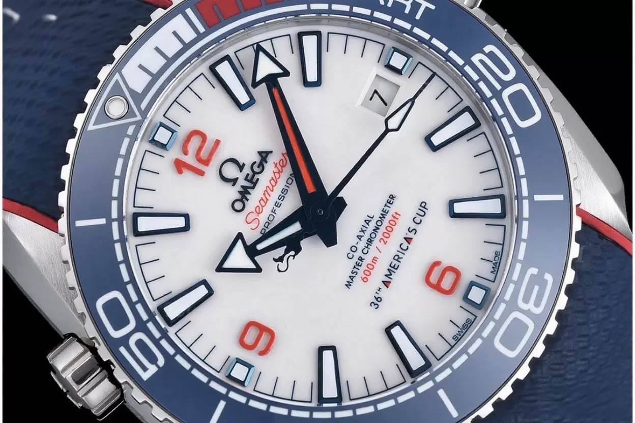 Planet Ocean 43.5mm America's Cup SS/RU White VSF A8900 - Image 5