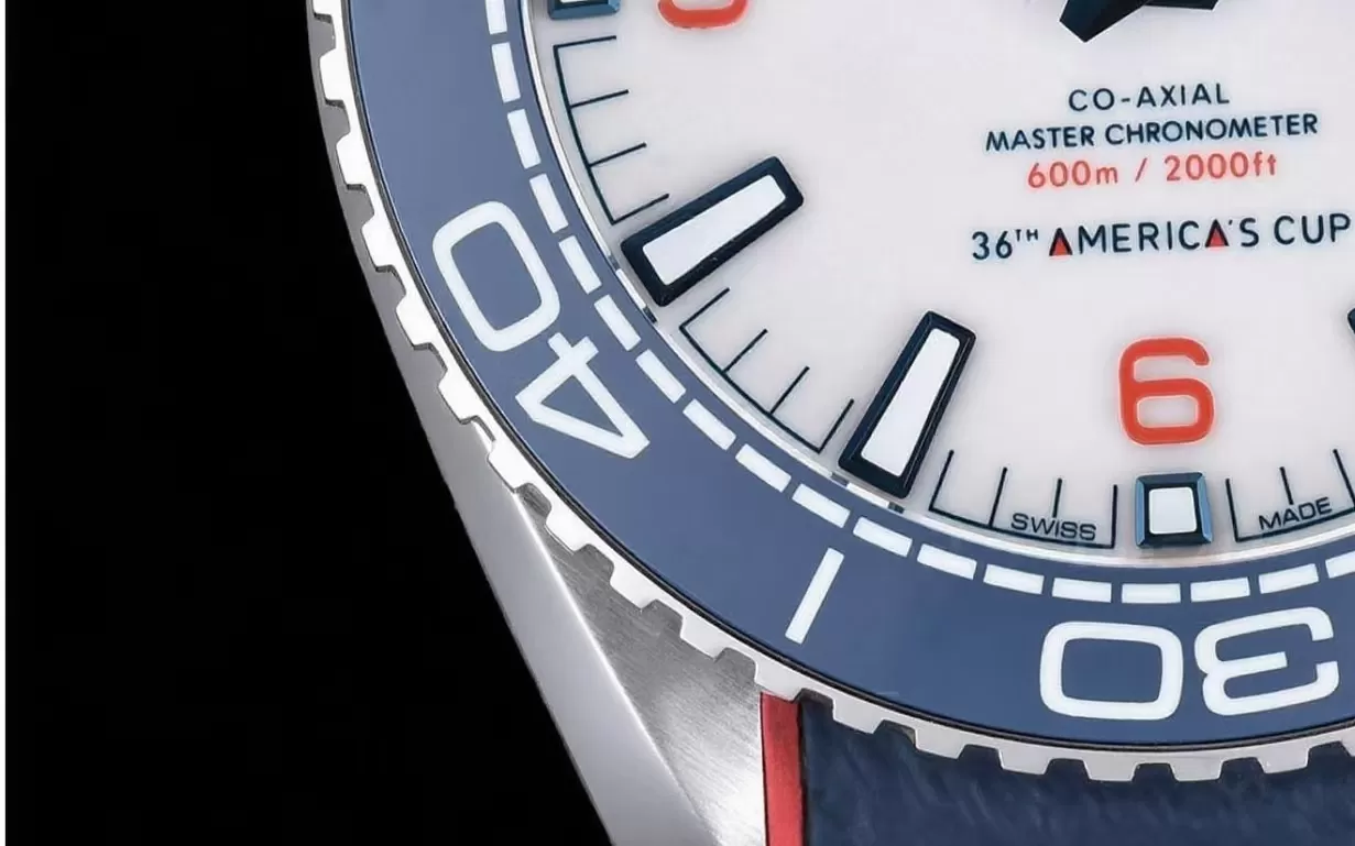 Planet Ocean 43.5mm America's Cup SS/RU White VSF A8900 - Image 8