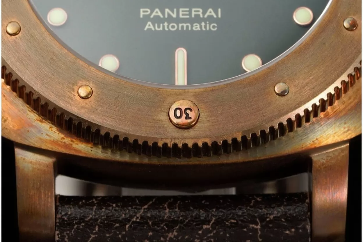 PAM382N Bronzo Submersible BR/LE Green VSF V2 Mod9000 - Image 9