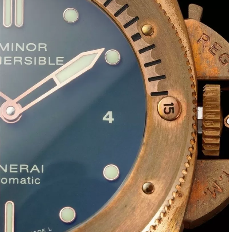 PAM382N Bronzo Submersible BR/LE Green VSF V2 Mod9000 - Image 8