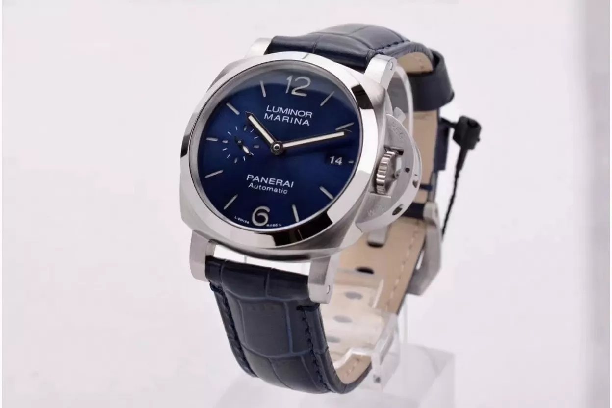 Panerai - PAM1393 Lum. Marina Auto 42mm SS/LE Blue VSF P9010 - Image 4