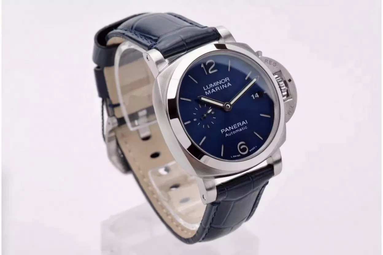 Panerai - PAM1393 Lum. Marina Auto 42mm SS/LE Blue VSF P9010 - Image 5