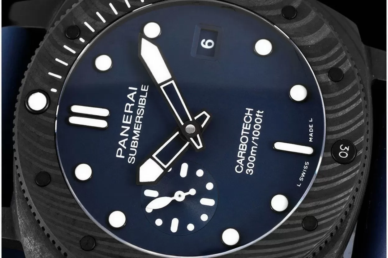 Submersible PAM1232 44mm Carbon/RU Blue Dial VSF P900 - Image 4